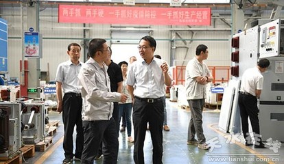 景丹副市长调研长城电工系统企业生产经营情况
