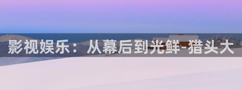 黑蚂蚁影院免费大全：影视娱乐：从幕后到光鲜-猎头大