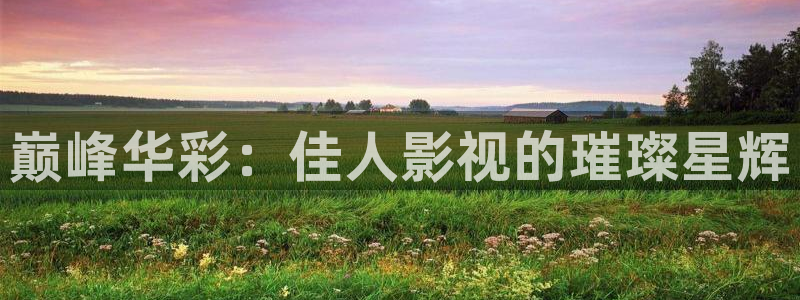 黑蚂蚁影城：巅峰华彩：佳人影视的璀璨星辉